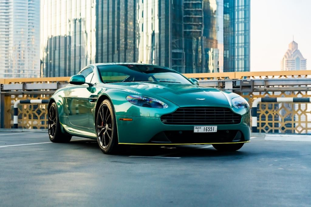 Looking to rent a Aston Martin Vantage (Green), 2015 in Dubai? Discover great prices, instant booking, and top service.