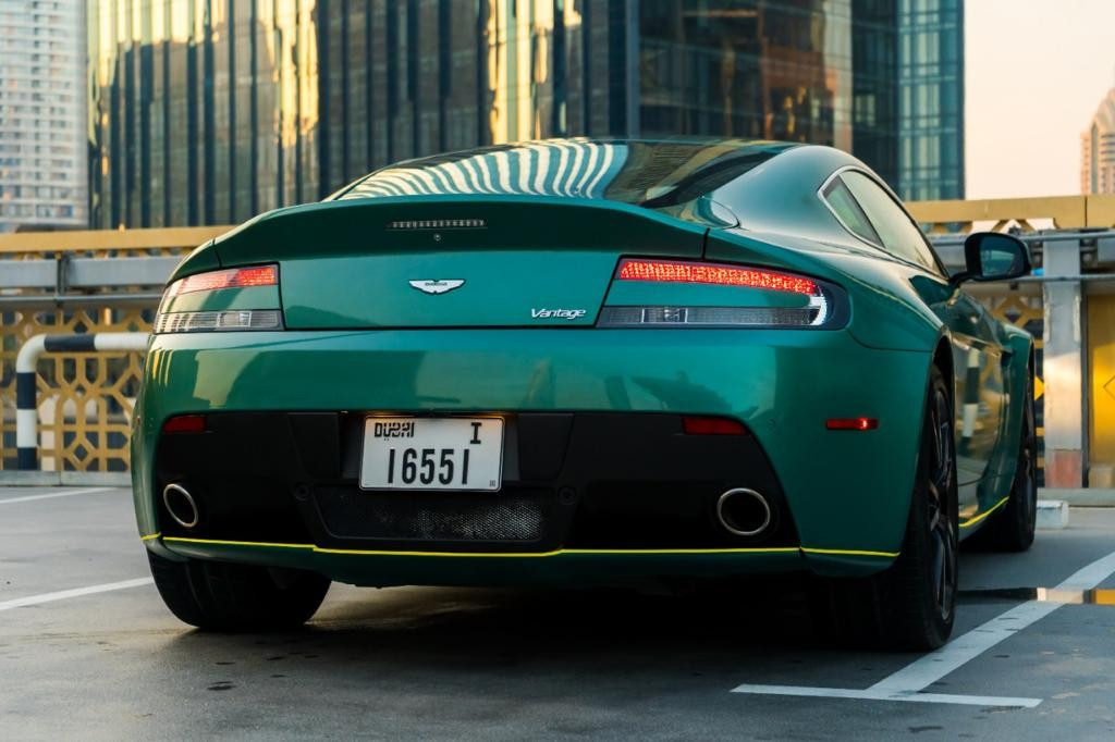 Looking to rent a Aston Martin Vantage (Green), 2015 in Dubai? Discover great prices, instant booking, and top service.